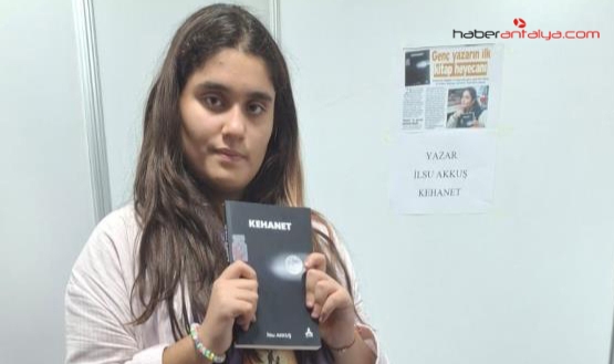 İlk kitabını 13 yaşında yazdı, Antalya Kitap Fuarı'nda kitabını tanıtmanın heyecanını yaşadı