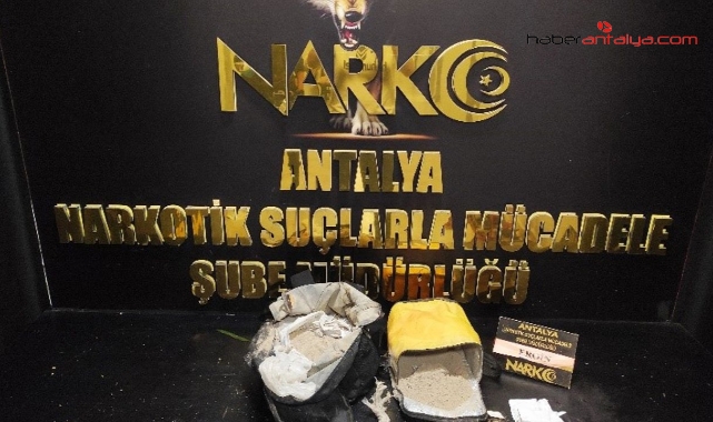 Serik'de uyuşturucu operasyonu