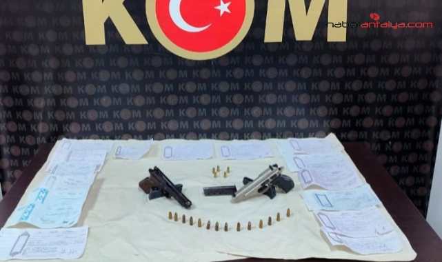 Manavgat'ta tefeci operasyonuna 6 gözaltı