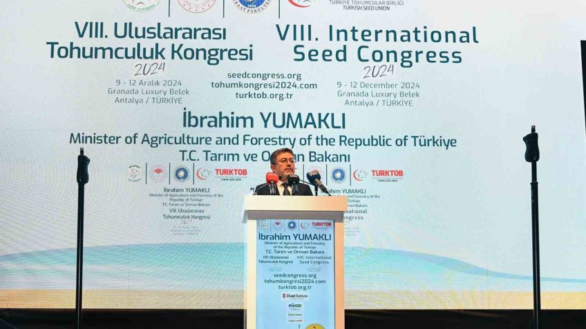 Bakan Yumaklı: “İsrail’den bir adet bile tohum almıyoruz”