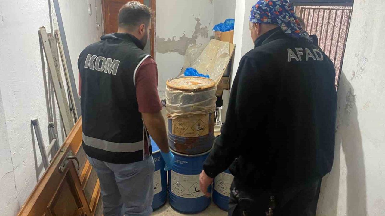 Antalya’da 177 kilogram siyanür ele geçirildi