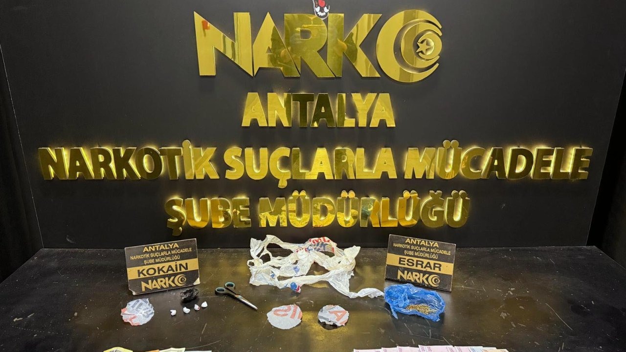 Antalya'da uyuşturucu operasyonu: 34 tutuklu