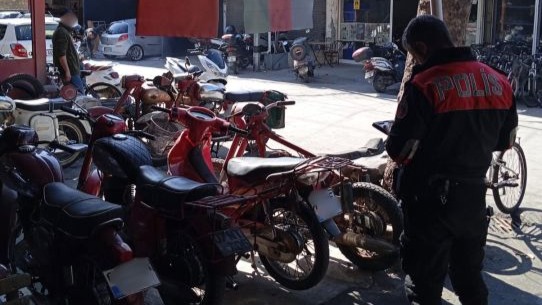 Antalya'da motosiklet denetimi