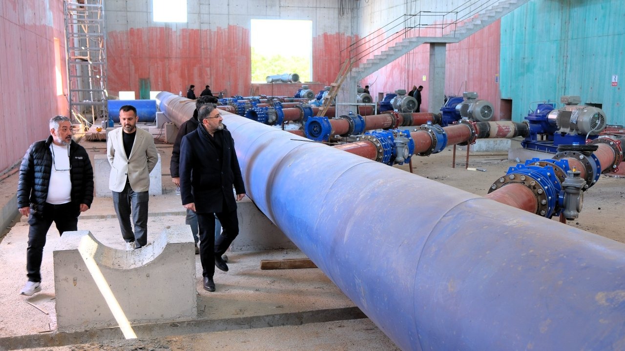 SERİK Belediye Başkanı Kadir Kumbul içme suyu çalışmalarını inceledi