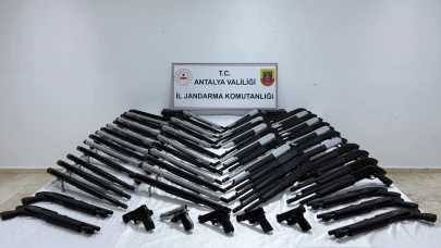 Jandarmadan ruhsatsız silah operasyonu