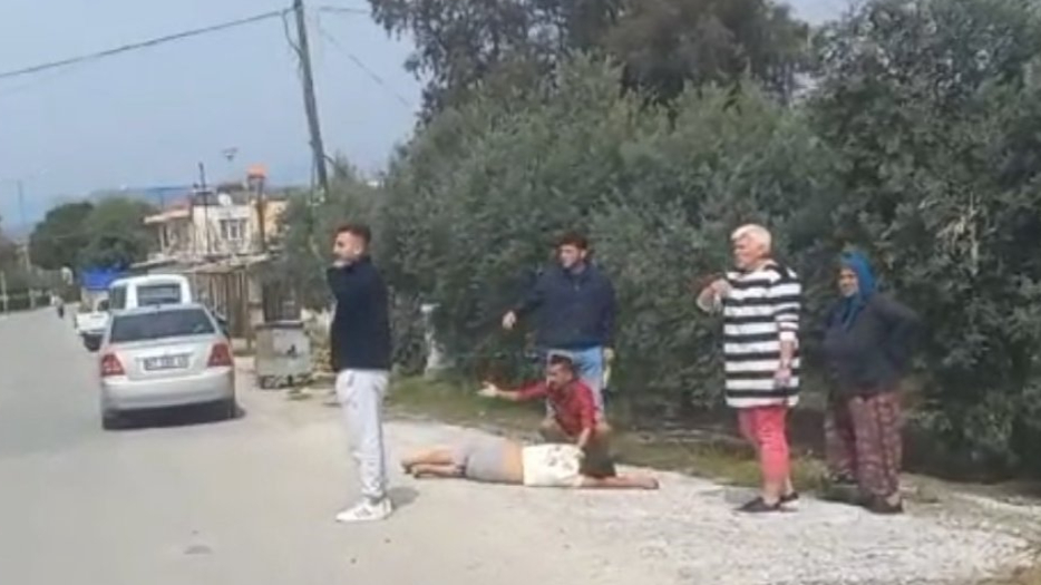 Takla atan otomobilden dışarı fırladı