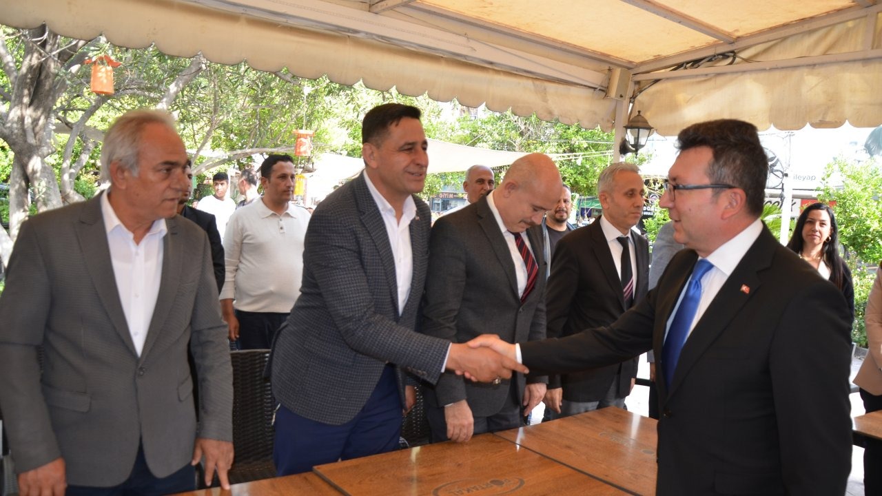 ANTALYA Serik'te bayramlaşma