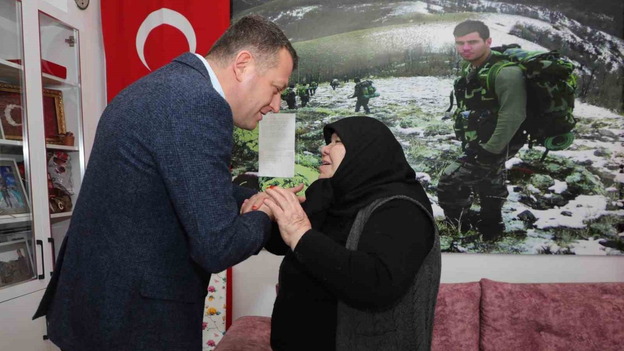 Alanya’da şehit ve gazi ailelerine bayram ziyareti