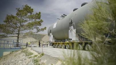 Akkuyu NGS'nin 3'üncü Güç Ünitesi'nin türbin binasına ekipman teslim edildi
