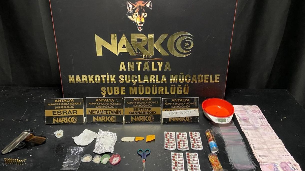 Antalya'da uyuşturucu operasyonu