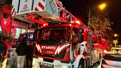 Antalya- Yangın alarmı ekipleri harekete geçirdi