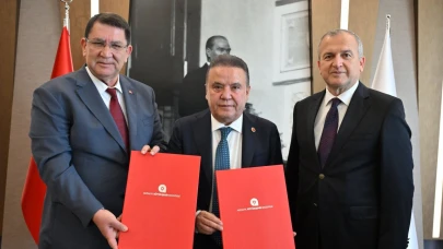 Başkan Böcek ile AESOB arasında işbirliği protokolü