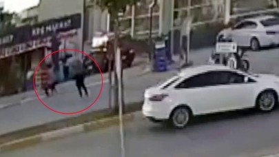 Köpekten kaçarken motosikletin çarptığı çocuk yaralandı