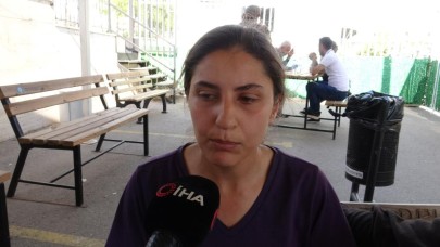 Eşinin cansız bedeni için morga geldi, demirlere yaslanıp gözyaşı döktü