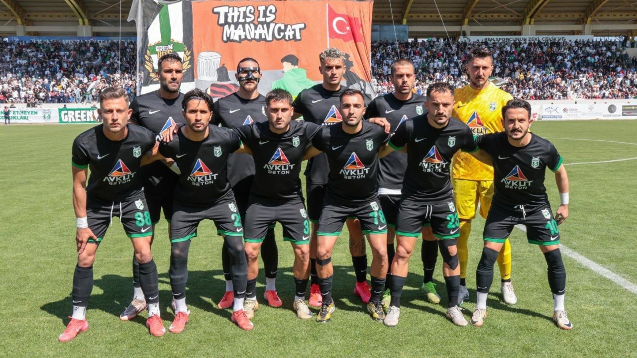 Manavgat Belediyespor, tek golle kazandı