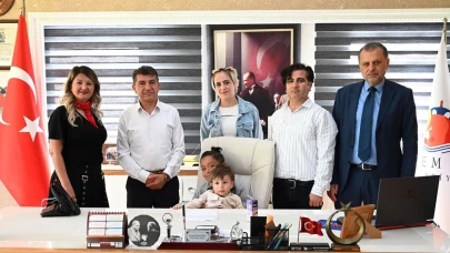 Minik Ege Eymen Ünal, 'başkan' oldu