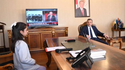 Antalya'nın çocuk valisi göreve başladı