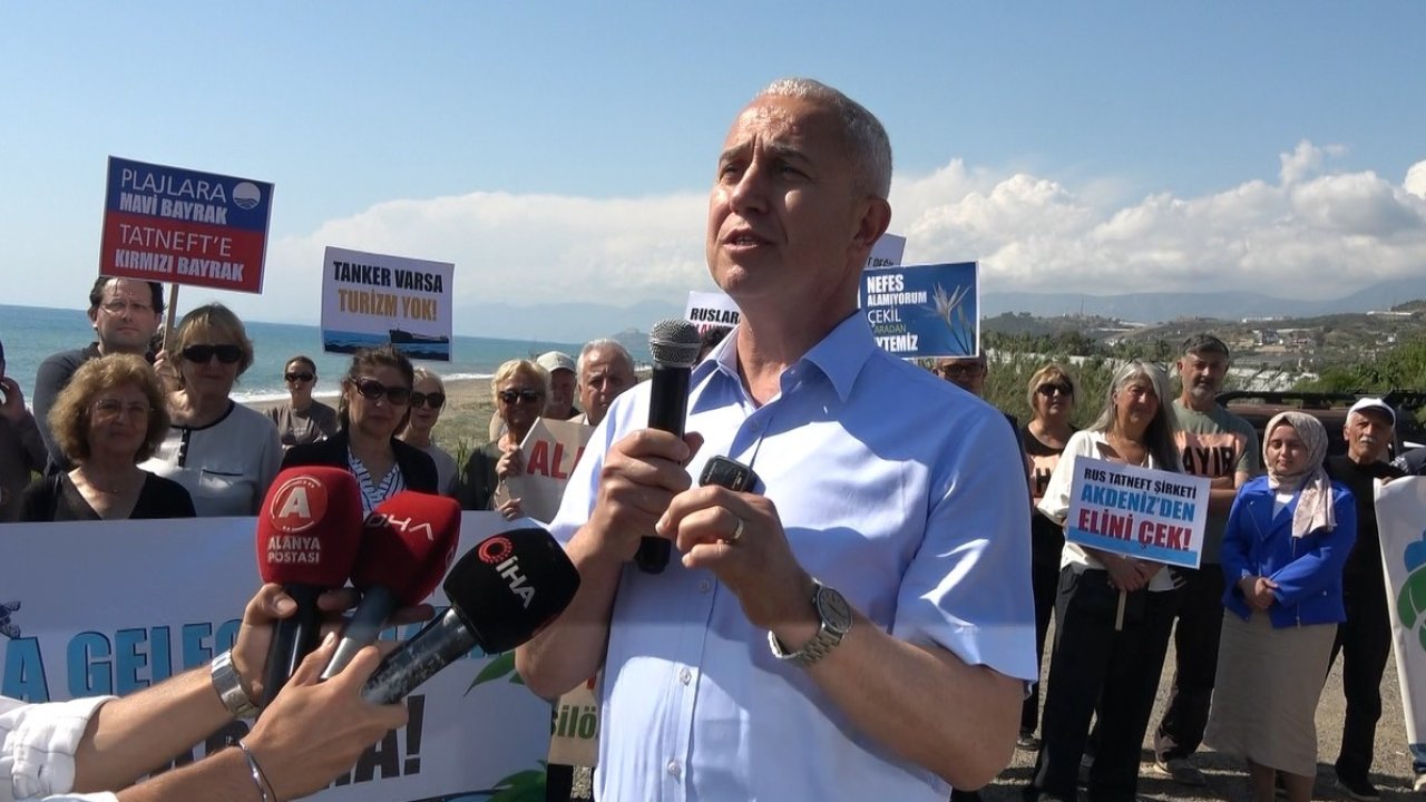 Alanya’da Aytemiz LPG dolum tesisine ’hayır’ eylemi