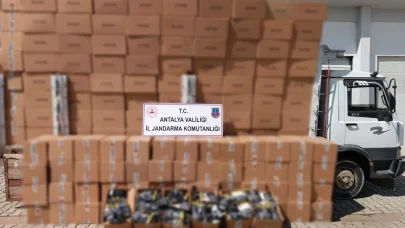 Antalya’da 4 ton kaçak tütün ele geçirildi