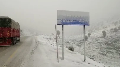 Antalya’ya nisan ayında kar süprizi
