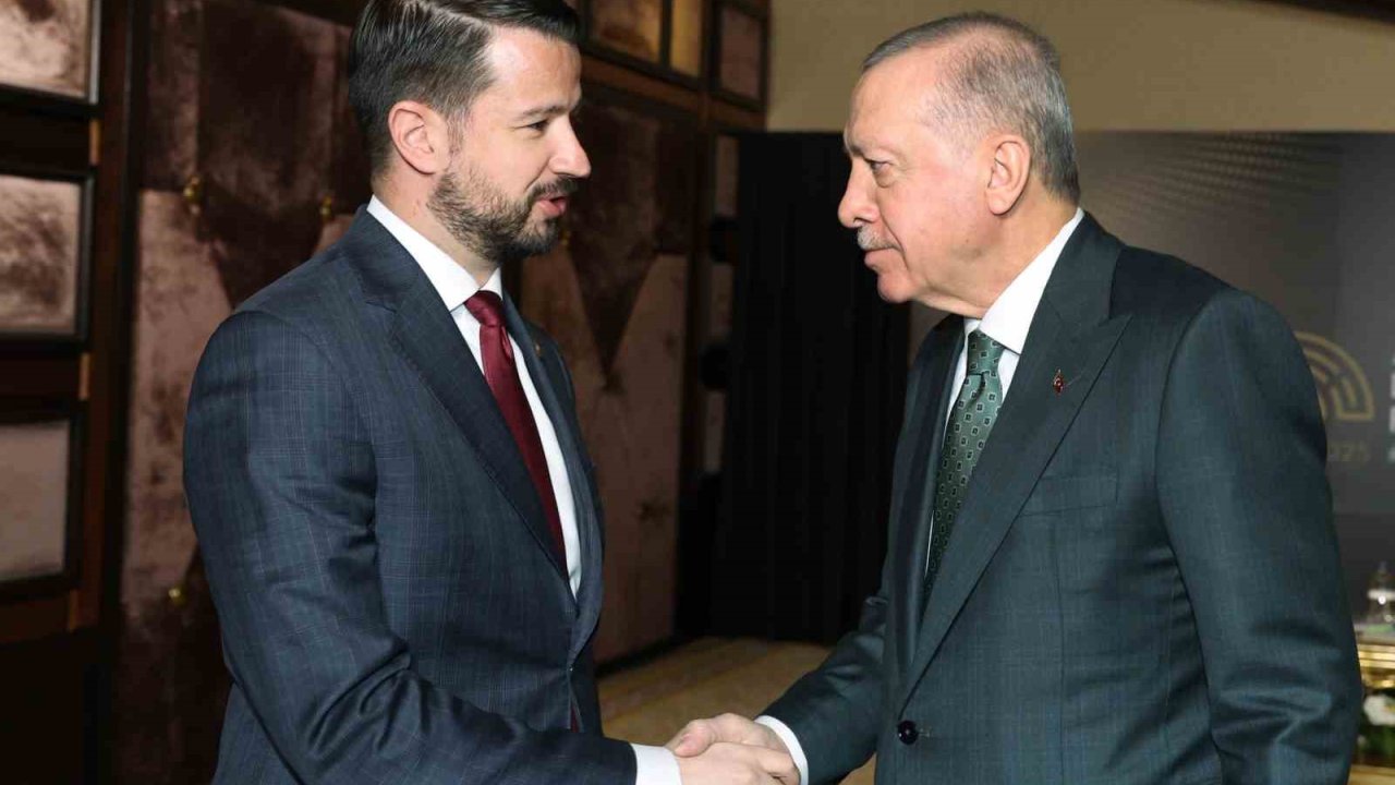 Cumhurbaşkanı Erdoğan, Karadağ Cumhurbaşkanı Milatoviç ile görüştü