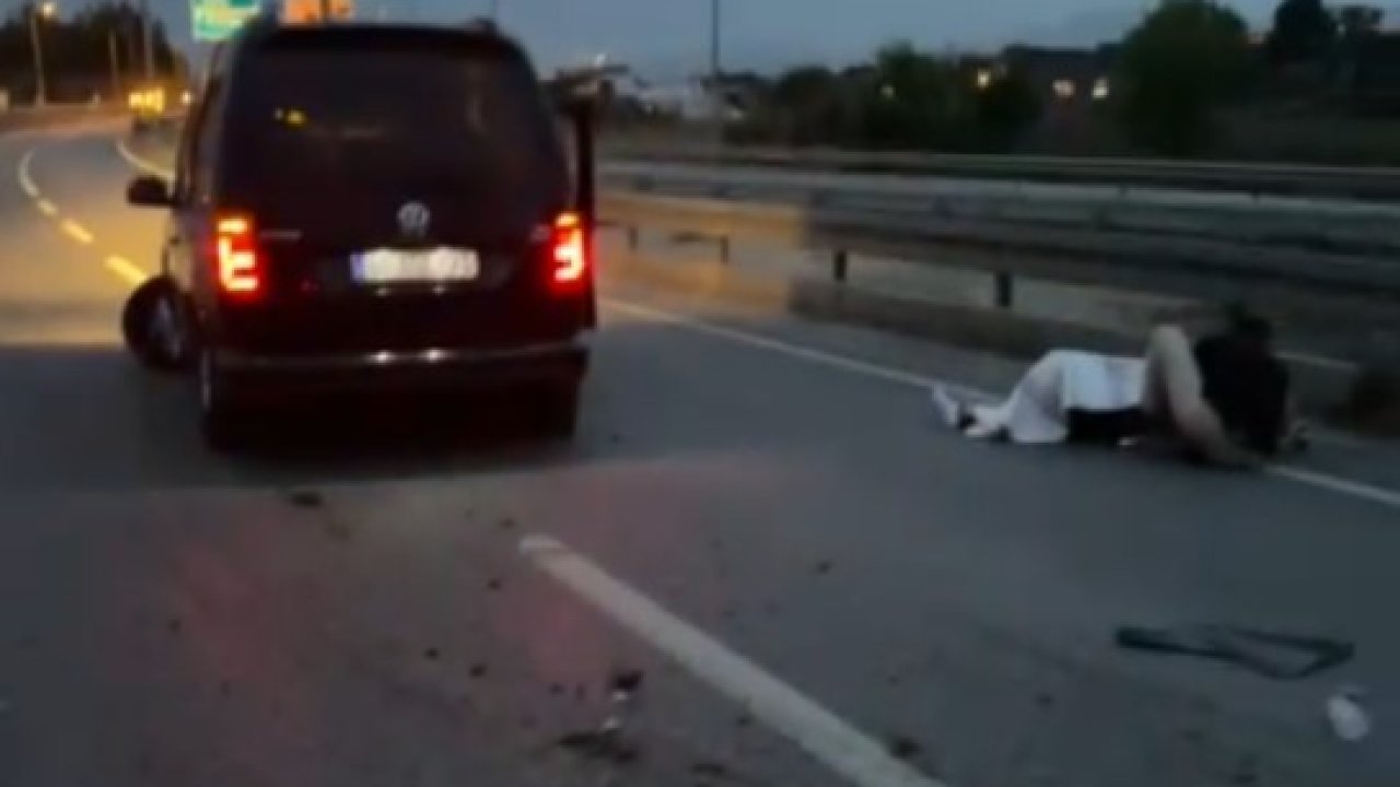 Manavgat’ta araç refüjü aşıp karşı şeride geçti: 1 yaralı