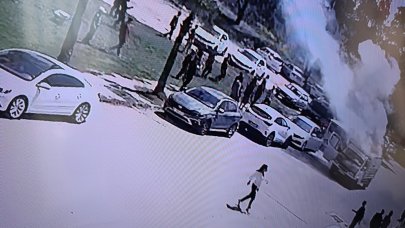 Tatbikat gerçek oldu, yanan kamyoneti eğitim alan personel söndürdü