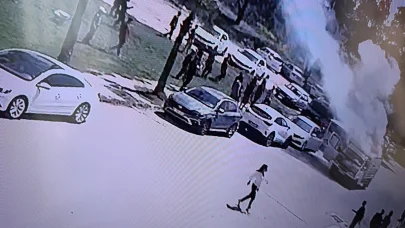 Tatbikat gerçek oldu, yanan kamyoneti eğitim alan personel söndürdü