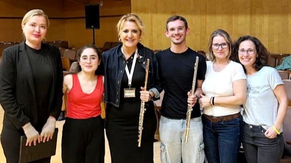 Antalyalı sanatçı Madrid'de alkışlandı