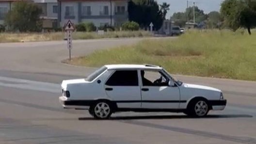 Kepez'de drift atan sürücüye 46 bin 392 lira ceza