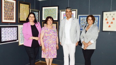 Müzede 'ebru' sergisi