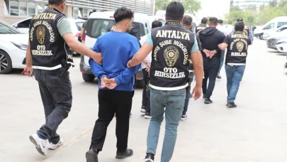 Antalya’da son 1 haftada 213 şahıs tutuklandı