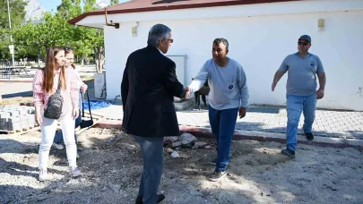 Başkan Topaloğlu ilçe genelindeki çalışmaları denetledi
