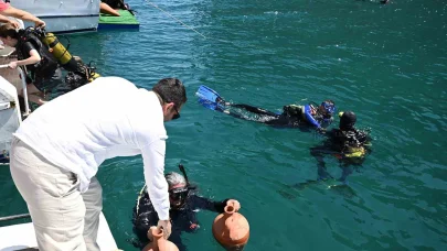 Kemer’de Hıdırellez Dalışı renkli görüntülere sahne oldu