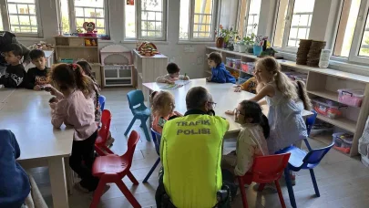 Minik yürekler emniyetle buluştu: Öğrencilere polislik mesleği tanıtıldı
