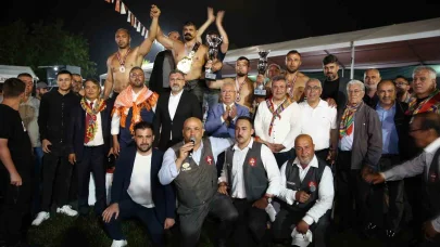 Serik’te Başpehlivan Cengizhan Şimşek oldu