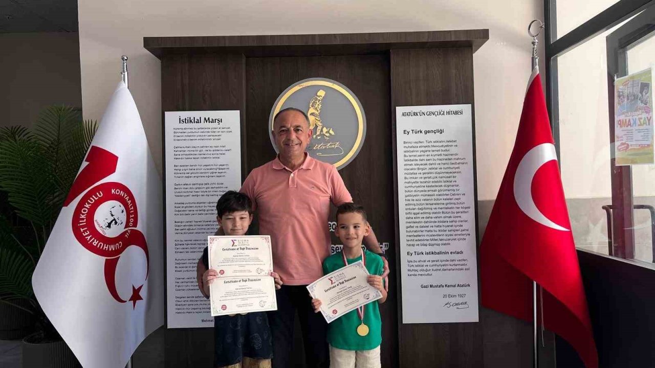 100. Yıl Cumhuriyet İlkokulu öğrencilerinden uluslararası başarı