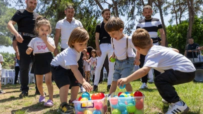 Babalarıyla unutulmaz bir gün geçirdiler