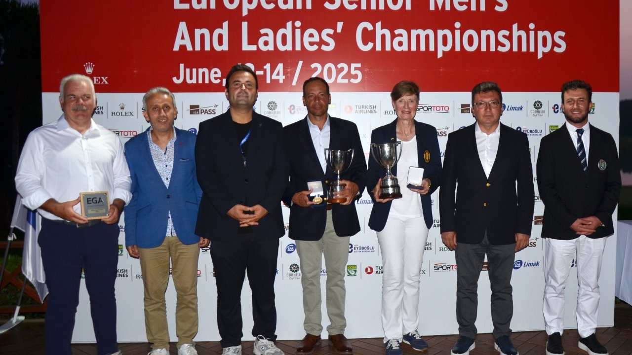 Antalya'da European Senior Men's & Ladies' Championship 2025 sona erdi