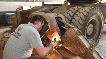 Belediye araçlarının bakım onarımında önemli tasarruf