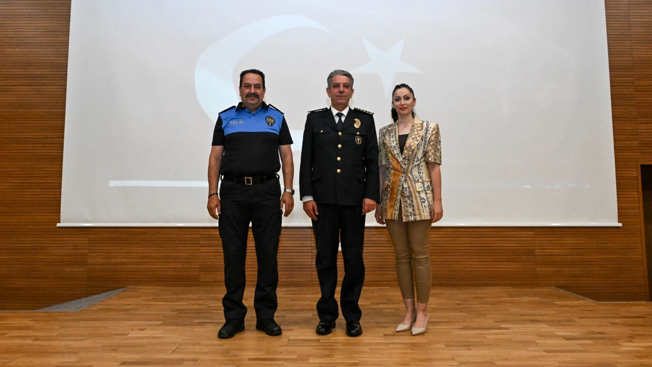 Antalya Emniyet Müdürlüğü’nde rütbe terfi töreni düzenlendi
