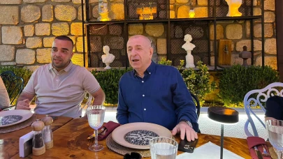 Ümit Özdağ, Antalya'da esnafla görüştü