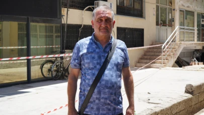 Kolonu patlayan bina mühürlendi, kapısı demir kaynatılarak kapatıldı