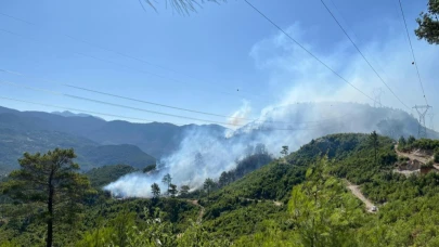 Antalya’da 2 ilçede orman yangını