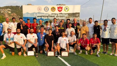 Ayak Tenisi Turnuvası sona erdi