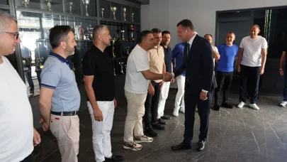 Alanya Kaymakamı’ndan Alanyaspor’a veda ziyareti