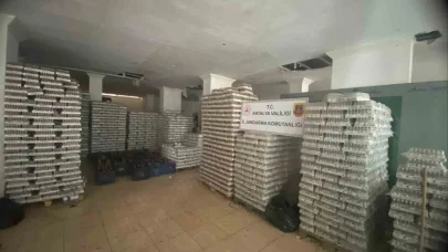 Alanya’da 10 bin litre kaçak alkol ele geçirildi