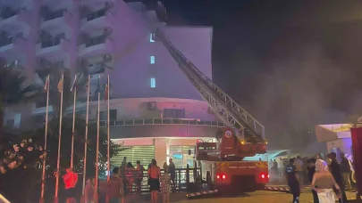 Alanya’da otel yangını