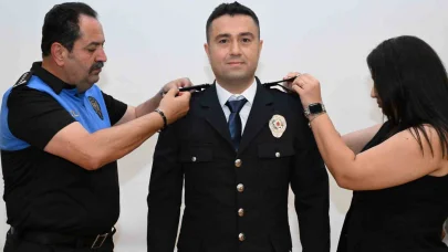 Antalya Emniyet Müdürlüğü’nde rütbe terfi töreni düzenlendi