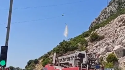 Antalya’da ormanlık alanda çıkan yangın kontrol altına alındı